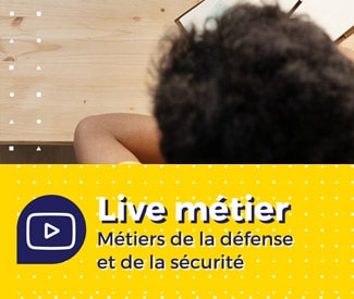 Logo Métiers de la défense et de la sécurité : live vidéo